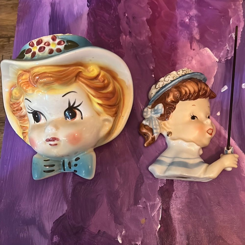 Vintage cute wall girl wall hangings
